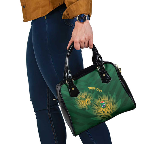 Custom South Africa Cricket Shoulder Handbag Go Champions Proteas