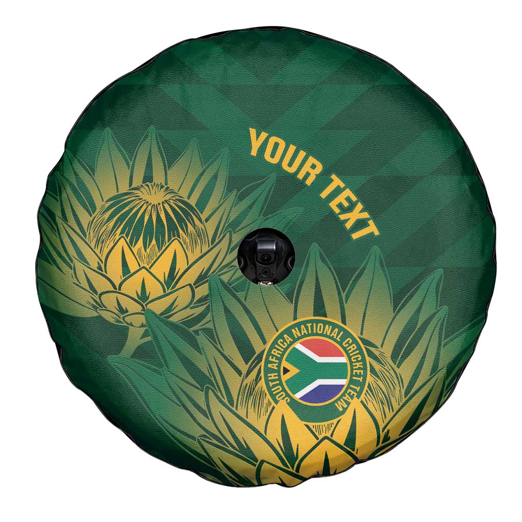 Custom South Africa Cricket Spare Tire Cover Go Champions Proteas