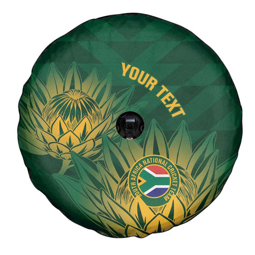 Custom South Africa Cricket Spare Tire Cover Go Champions Proteas