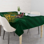Custom South Africa Cricket Tablecloth Go Champions Proteas