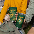 Custom South Africa Cricket Tumbler Cup Go Champions Proteas