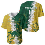 Custom Australia And South Africa Cricket Baseball Jersey Aussies Proteas Together