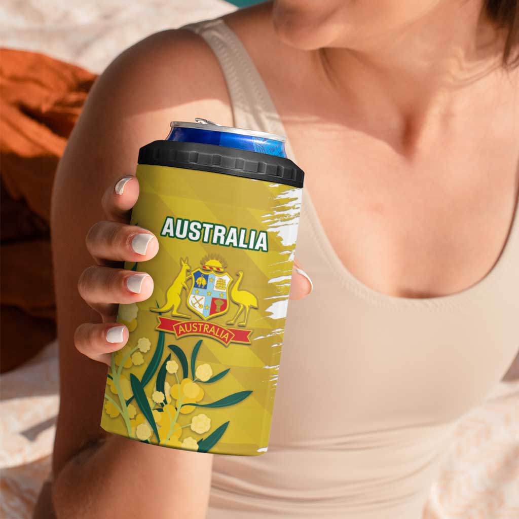 Custom Australia And South Africa Cricket 4 in 1 Can Cooler Tumbler Aussies Proteas Together
