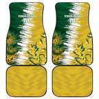 Custom Australia And South Africa Cricket Car Mats Aussies Proteas Together