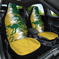 Custom Australia And South Africa Cricket Car Seat Cover Aussies Proteas Together