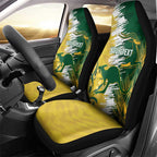 Custom Australia And South Africa Cricket Car Seat Cover Aussies Proteas Together