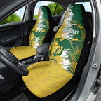 Custom Australia And South Africa Cricket Car Seat Cover Aussies Proteas Together