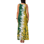 Custom Australia And South Africa Cricket Family Matching Tank Maxi Dress and Hawaiian Shirt Aussies Proteas Together