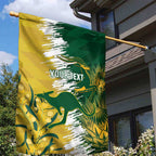Custom Australia And South Africa Cricket Garden Flag Aussies Proteas Together