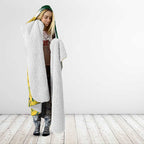 Custom Australia And South Africa Cricket Hooded Blanket Aussies Proteas Together