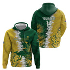 Custom Australia And South Africa Cricket Hoodie Aussies Proteas Together