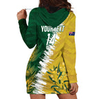 Custom Australia And South Africa Cricket Hoodie Dress Aussies Proteas Together
