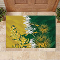 Custom Australia And South Africa Cricket Rubber Doormat Aussies Proteas Together