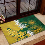 Custom Australia And South Africa Cricket Rubber Doormat Aussies Proteas Together