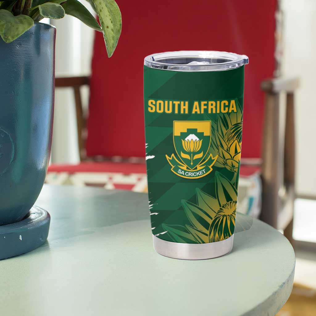 Custom Australia And South Africa Cricket Tumbler Cup Aussies Proteas Together