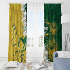 Custom Australia And South Africa Cricket Window Curtain Aussies Proteas Together