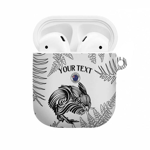Custom New Zealand Kiwi Football AirPods Case Aotearoa Silver Fern - Aussie Hoodie