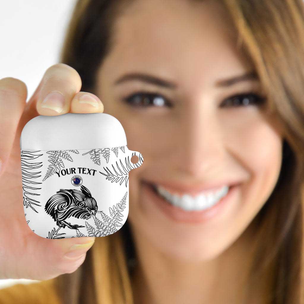 Custom New Zealand Kiwi Football AirPods Case Aotearoa Silver Fern - Aussie Hoodie