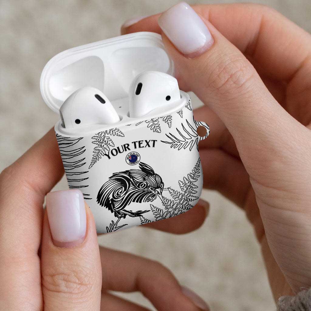 Custom New Zealand Kiwi Football AirPods Case Aotearoa Silver Fern - Aussie Hoodie