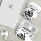 Custom New Zealand Kiwi Football AirPods Case Aotearoa Silver Fern - Aussie Hoodie