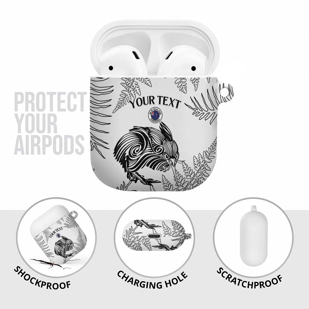 Custom New Zealand Kiwi Football AirPods Case Aotearoa Silver Fern - Aussie Hoodie