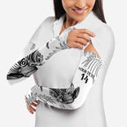 Custom New Zealand Kiwi Football Arm Sleeves Aotearoa Silver Fern - Aussie Hoodie