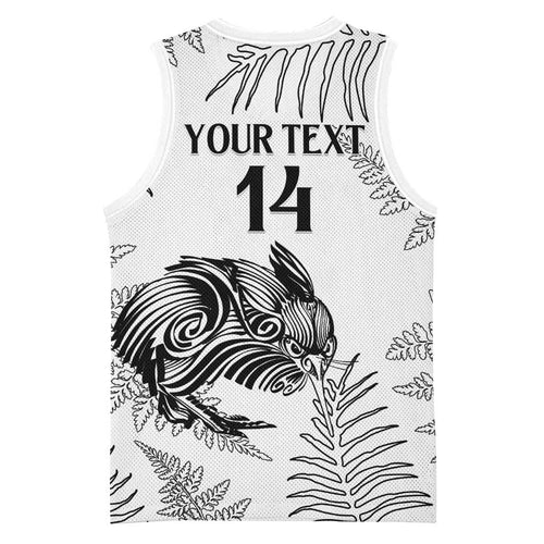 Custom New Zealand Kiwi Football Basketball Jersey Aotearoa Silver Fern - Aussie Hoodie