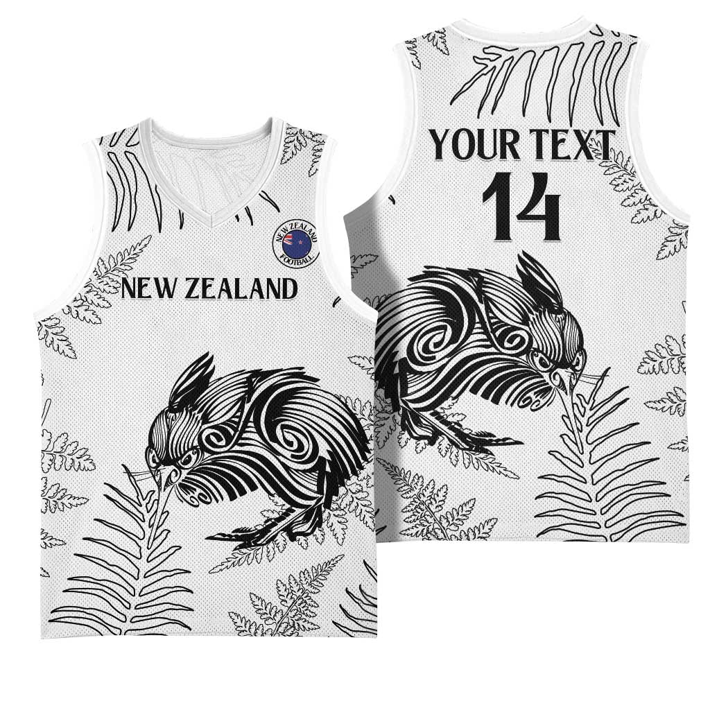Custom New Zealand Kiwi Football Basketball Jersey Aotearoa Silver Fern - Aussie Hoodie