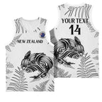 Custom New Zealand Kiwi Football Basketball Jersey Aotearoa Silver Fern - Aussie Hoodie