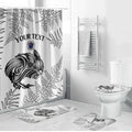 Custom New Zealand Kiwi Football Bathroom Set Aotearoa Silver Fern - Aussie Hoodie