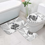 Custom New Zealand Kiwi Football Bathroom Set Aotearoa Silver Fern - Aussie Hoodie