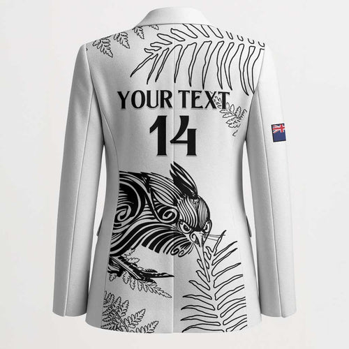 Custom New Zealand Kiwi Football Blazer Aotearoa Silver Fern - Aussie Hoodie