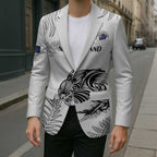 Custom New Zealand Kiwi Football Blazer Aotearoa Silver Fern - Aussie Hoodie
