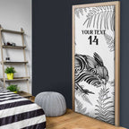 Custom New Zealand Kiwi Football Door Cover Aotearoa Silver Fern - Aussie Hoodie