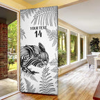 Custom New Zealand Kiwi Football Door Cover Aotearoa Silver Fern - Aussie Hoodie