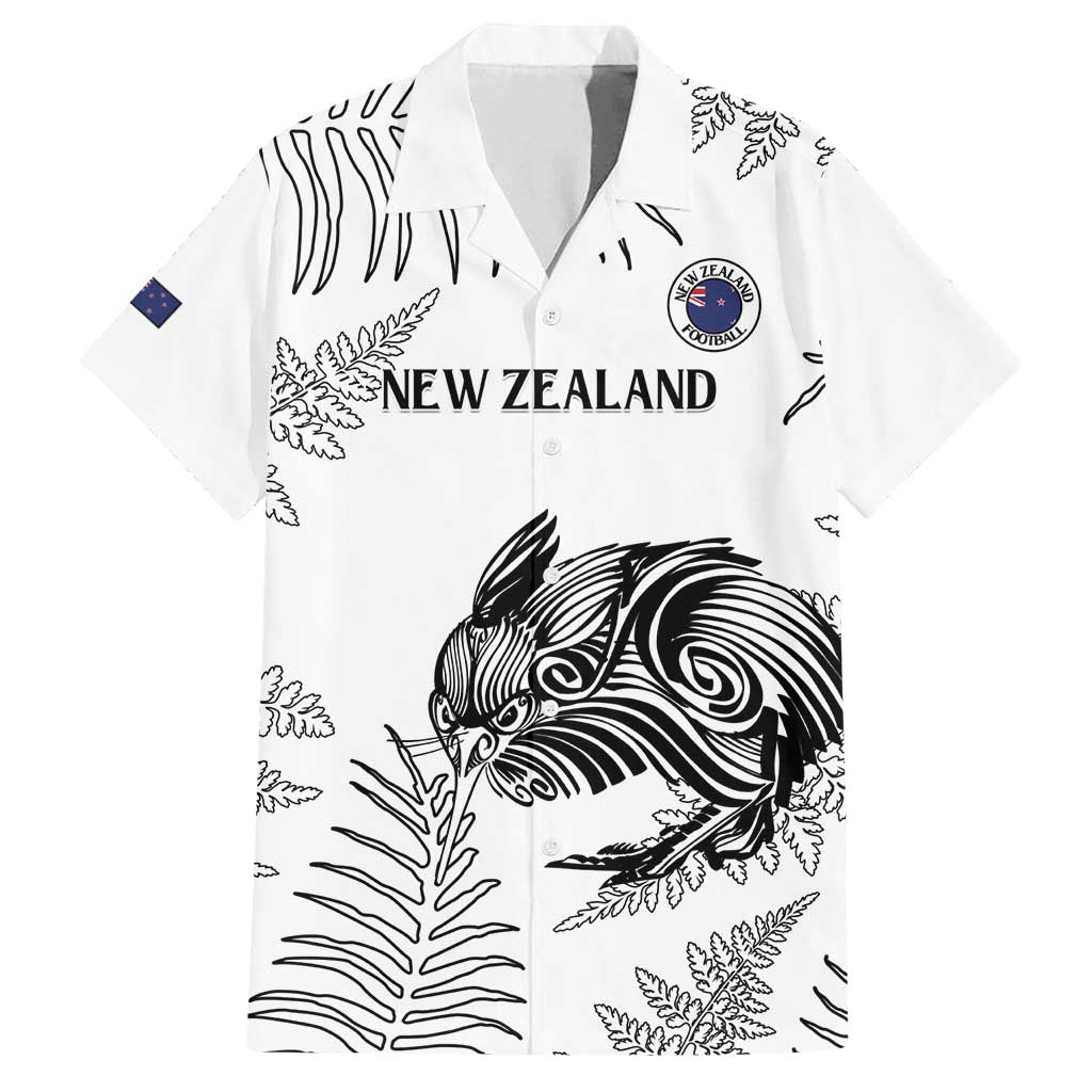 Custom New Zealand Kiwi Football Family Matching Summer Maxi Dress and Hawaiian Shirt Aotearoa Silver Fern