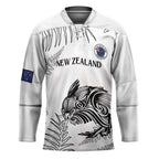 Custom New Zealand Kiwi Football Hockey Jersey Aotearoa Silver Fern - Aussie Hoodie