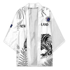 Custom New Zealand Kiwi Football Kimono Aotearoa Silver Fern - Aussie Hoodie