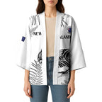 Custom New Zealand Kiwi Football Kimono Aotearoa Silver Fern - Aussie Hoodie