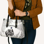 Custom New Zealand Kiwi Football Leather Bag Aotearoa Silver Fern - Aussie Hoodie