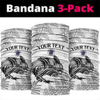 Custom New Zealand Kiwi Football Neck Gaiter Aotearoa Silver Fern - Aussie Hoodie