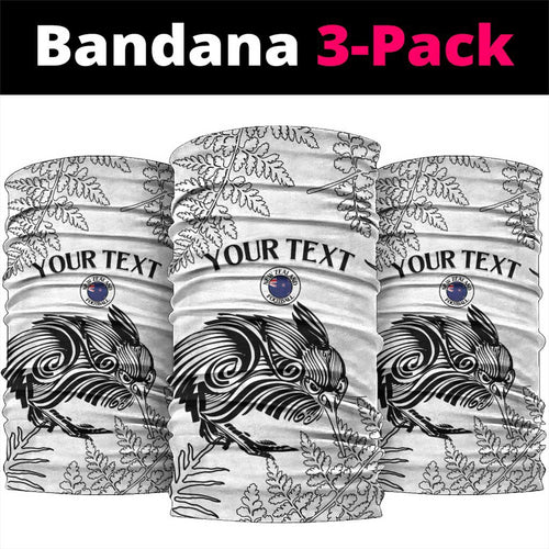 Custom New Zealand Kiwi Football Neck Gaiter Aotearoa Silver Fern - Aussie Hoodie