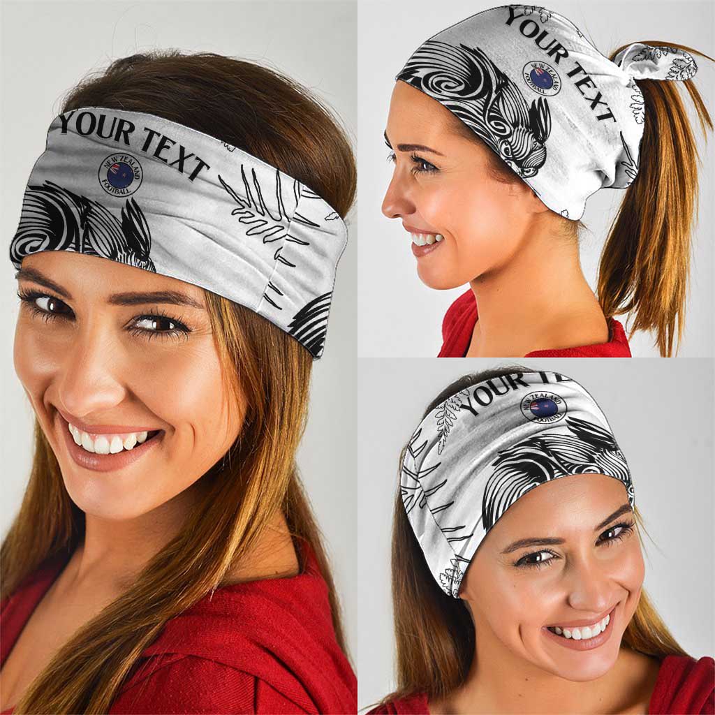 Custom New Zealand Kiwi Football Neck Gaiter Aotearoa Silver Fern - Aussie Hoodie