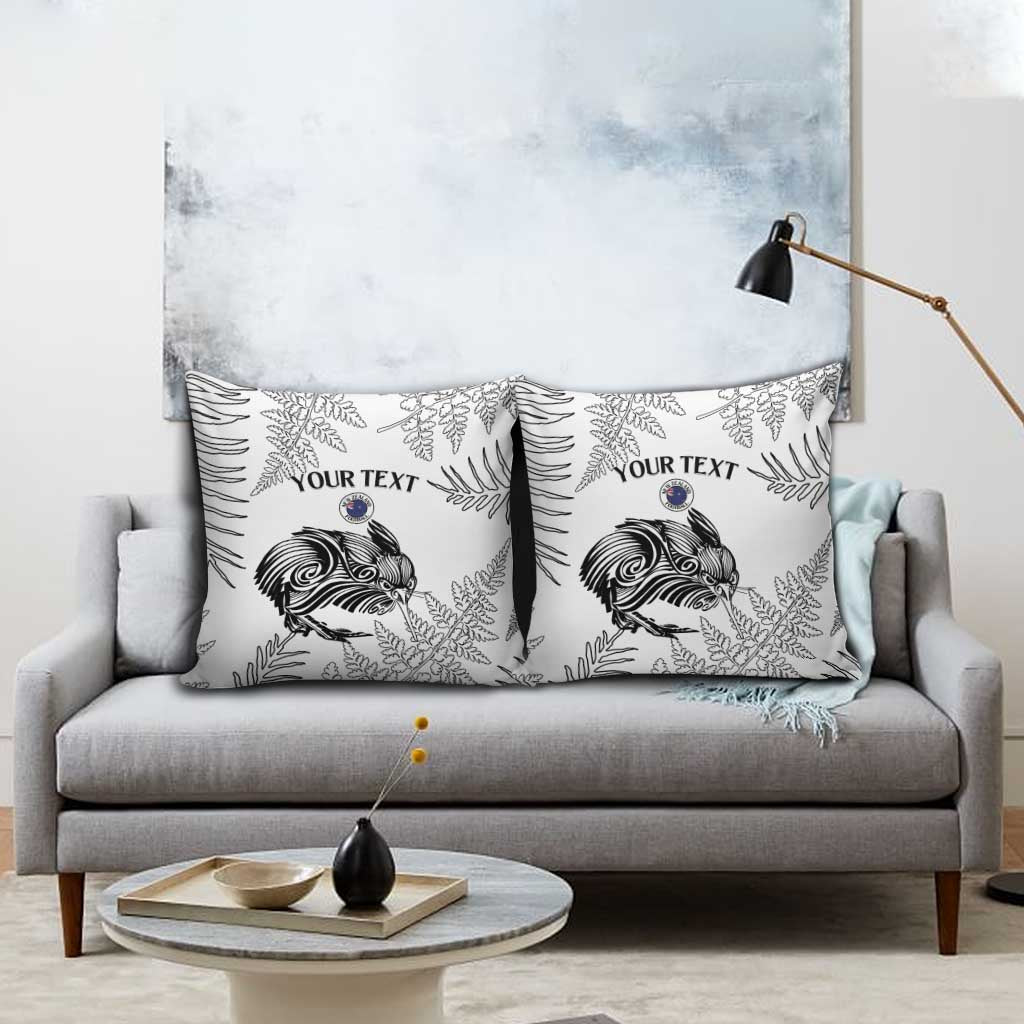 Custom New Zealand Kiwi Football Pillow Cover Aotearoa Silver Fern - Aussie Hoodie