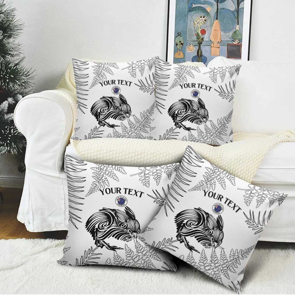 Custom New Zealand Kiwi Football Pillow Cover Aotearoa Silver Fern - Aussie Hoodie