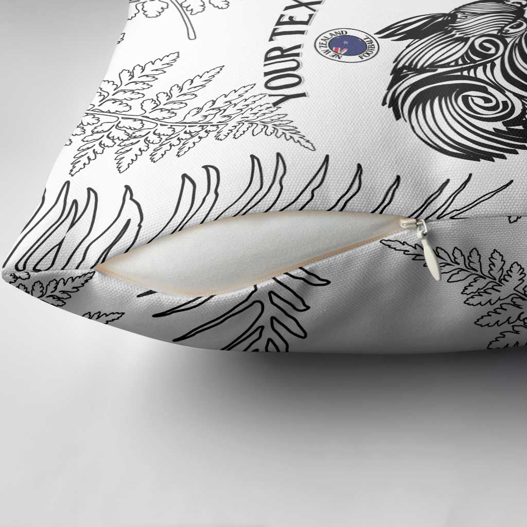 Custom New Zealand Kiwi Football Pillow Cover Aotearoa Silver Fern - Aussie Hoodie