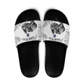 Custom New Zealand Kiwi Football Slide Sandals Aotearoa Silver Fern - Aussie Hoodie