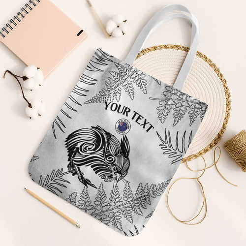 Custom New Zealand Kiwi Football Tote Bag Aotearoa Silver Fern - Aussie Hoodie