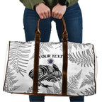 Custom New Zealand Kiwi Football Travel Bag Aotearoa Silver Fern - Aussie Hoodie