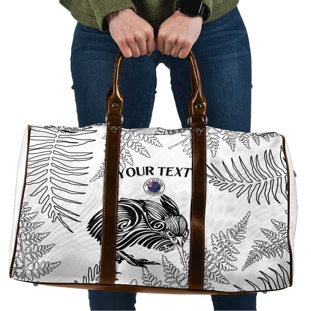 Custom New Zealand Kiwi Football Travel Bag Aotearoa Silver Fern - Aussie Hoodie